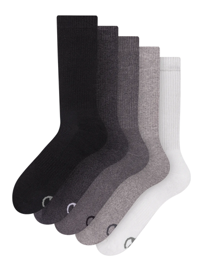 sports-socks-5-pack-black-white-classic-72/7262046a821620d2b1f339765a26f59708a7638e